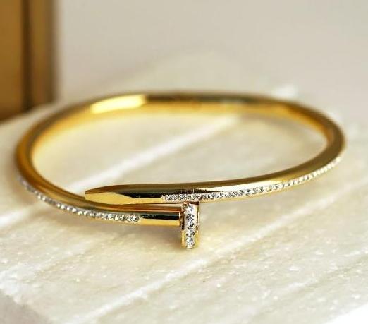 Gold Nail Openable Kada