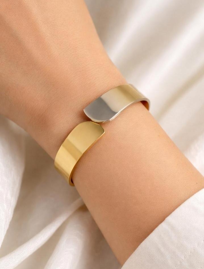 Modern Two-Tone Cuff