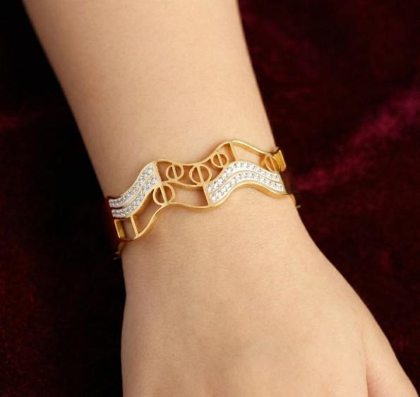 Intricate Cutout Openable Kada